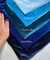 Blue Stretchy Stretch Velvet Fabric by the Yard, 58" Wide Plush Velvet 4-Way Stretch